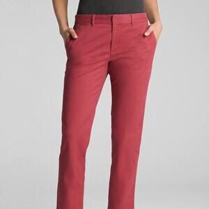GAP Raspberry Slim City Crop Pants